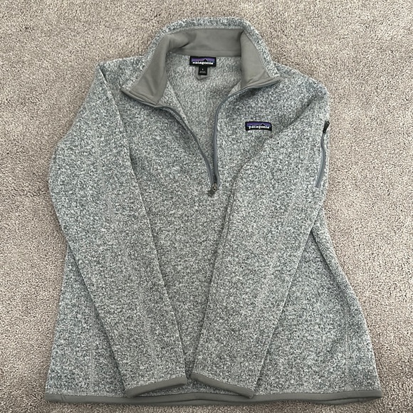 Patagonia Jackets & Blazers - Patagonia Gray Quarter-Zip Fleece Pullover